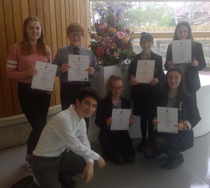 Music exam students 2019