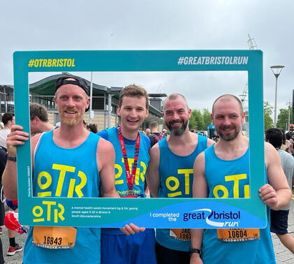 The Great Bristol Run Sidcot Team Selfie