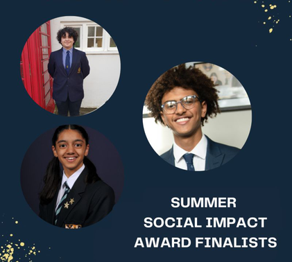 Summer social impact awards finalists