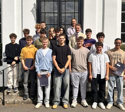 GCSE results day at Sidcot School