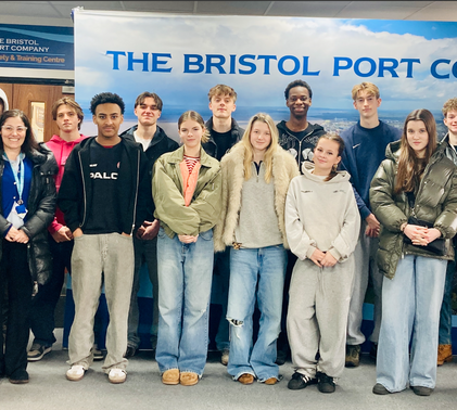 group photo with students