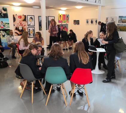 Multilingual fair at Sidcot School