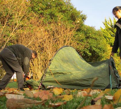 Tent Pitch Up