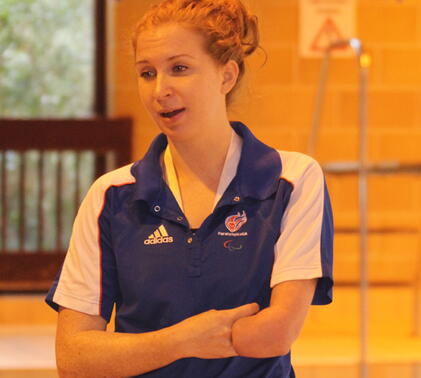 Paralympian Kate Grey visits Sidcot