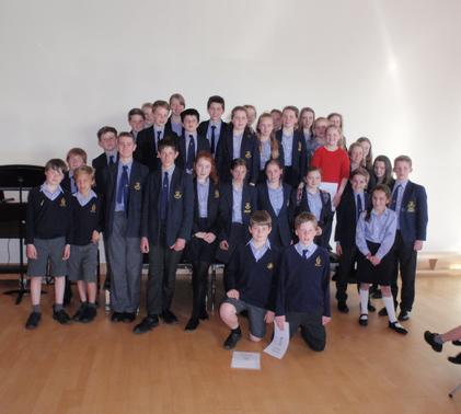 Junior pupils from Sidcot School in the Cashmore Poetry competition