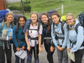 Group of Female Students on DofE