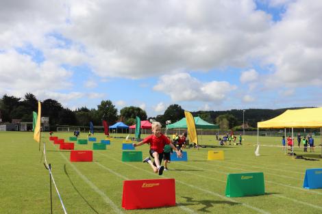 Junior Sports Day Hurdles