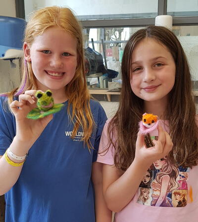 Sidcot students at Holiday Club