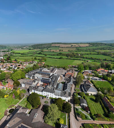 Sidcot School aerial view