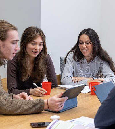 Sixth Form Students Talking