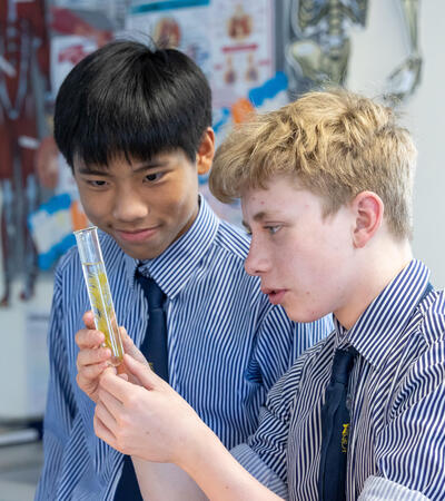International student studying on one year GCSE course