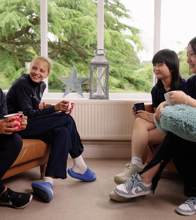 Students in Combe House