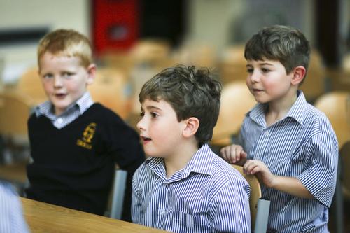 Children in classroom