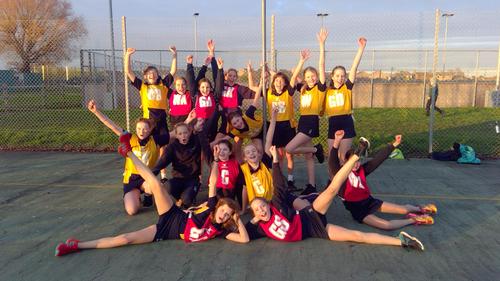 U12 netball girls