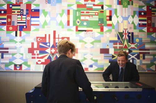 Students in classroom