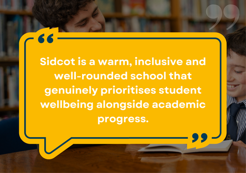 Sidcot review about how inclusive the school is prioritising student wellbeing alongside academic progress