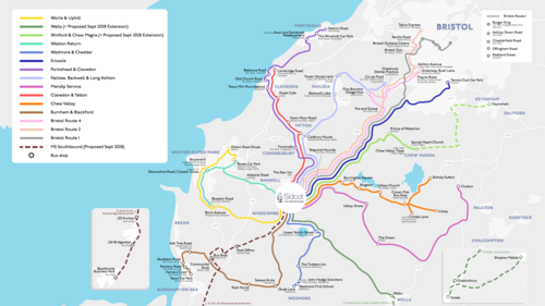 Sidcot School Minibus Routes